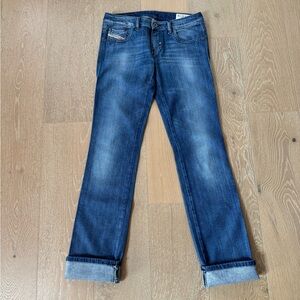 Diesel LHELA Blue Jeans Straight Leg 25